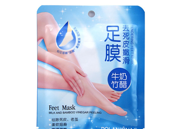 Mua 2 tặng 1 Lulan Ji Na sữa giấm tre giấm chân mềm giữ ẩm móng chân che đờm khô cũ nứt chân chăm sóc kem trị nứt nẻ chân tay