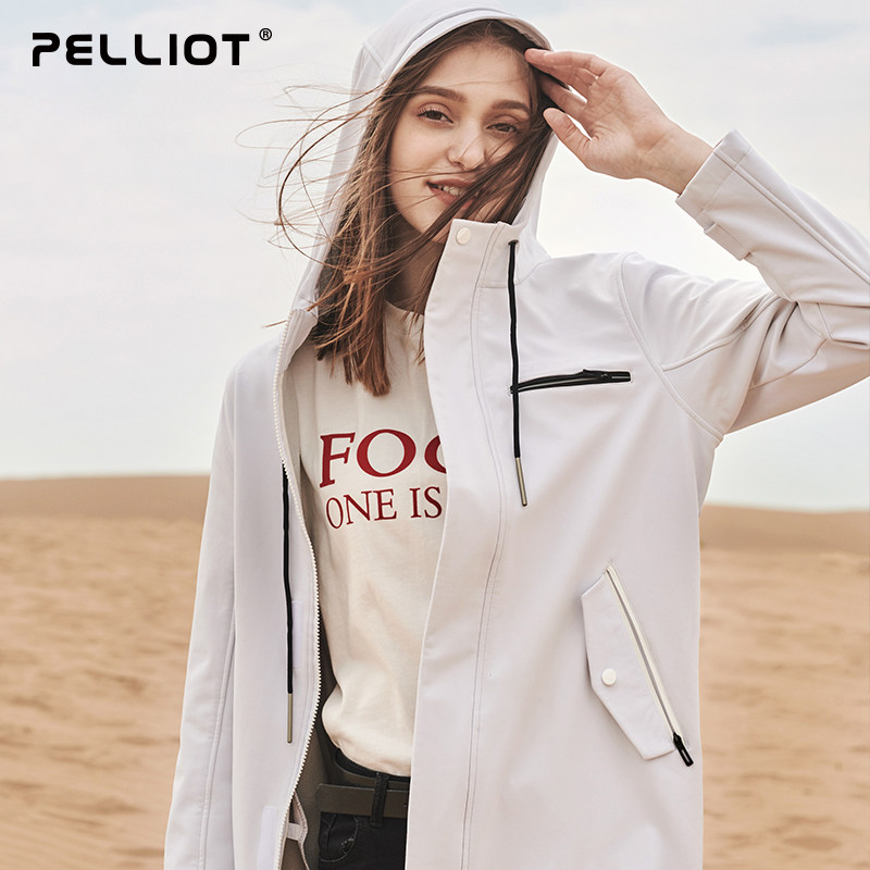 Burshi and outdoor soft shell men and women autumn and winter sweater casual clothes wind-preserving and breathable caught-up sports coat