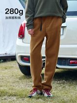 (Mountain Series) Boshi Bohe Outdoor 1122110 Fleece Men and Women Same Style 202 Autumn New Warm Polar Fleece Pants