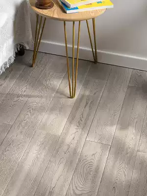 SOUN pure solid wood flooring factory direct log oak bedroom home gray floor heating wood floor nature