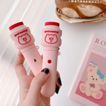 RELX Yueke generation four generations cartoon lanyard silicone leather case Cigarette rod soft rubber protective case Yueke pig Yakult