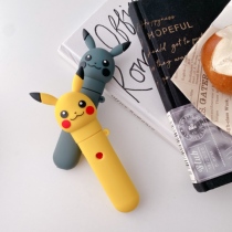 relx Yueche fourth generation infinite cartoon protective cover dustproof non-slip electronic device cover Cigarette rod lanyard soft shell Pikachu