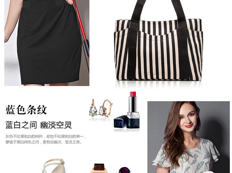 Túi xách nữ túi xách 2019 thời trang mới Châu Âu và Mỹ túi lớn sọc hoang dã bầu không khí công suất lớn - Túi xách nữ túi xách nữ juno