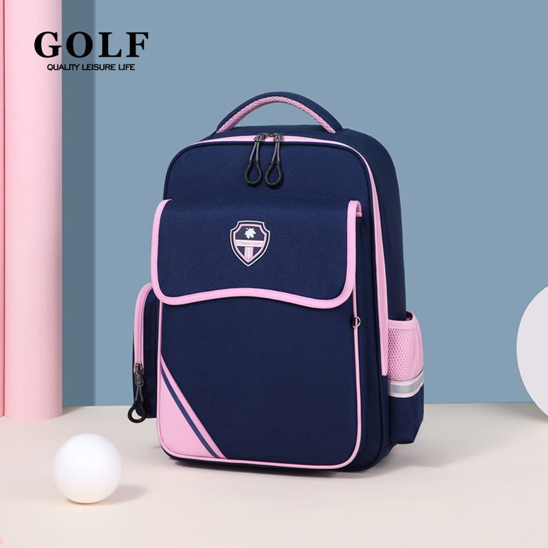 Golf primary school students grades 1-6 schoolbag British fashion school bag large-capacity children's backpack