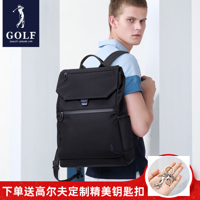 Golf GOLF backpack college student men's anti-splash nylon computer backpack trendy fashion travel backpack