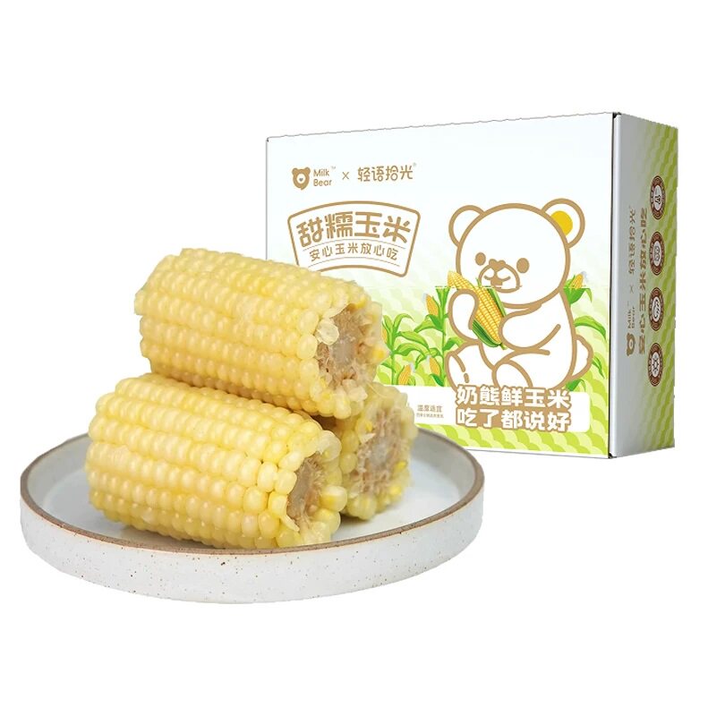 轻语拾光白糯玉米段100g*8段