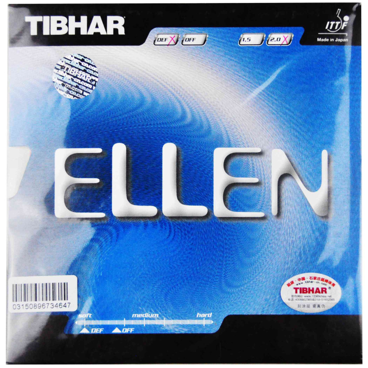 Tibhar Uplift ELLEN Alien anti-arc easy stop DEF defensive OFF attacking ping-pong sleeve rubber sheet