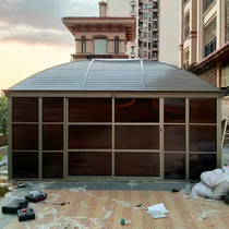 Outdoor Sunshine Garden Pavilion Aluminum Alloy Tent Balcony Terrace Palace Garden House