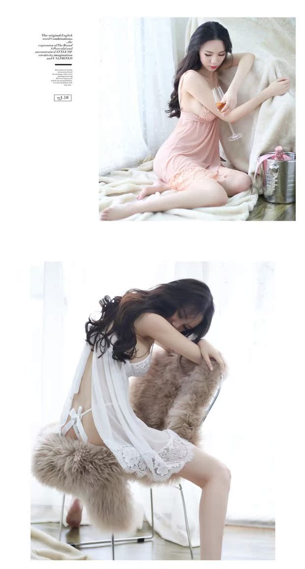 Đồ ngủ gợi cảm Đồ lót gợi cảm nóng bỏng cực kỳ quyến rũ Sao ren sling Set Cặp đôi tán tỉnh công chúa Nightdress mùa hè đồ bộ thun lạnh