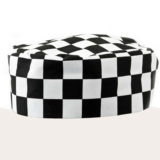 Kitchen Lele Brand Chef шляпа с квартирой, китайская и западная шляпа в ресторане черные шляпы аксессуаров кухонная профилактика и выпадение волос