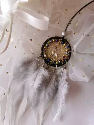 Black car pendant catcher dream net handmade DIY material package finished to send boys and girls creative gift box