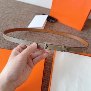 Women's Pin Buckle Belt, Thin Genuine Leather, Niche Design, Narrow Belt, High-End Feel, Dress Belt