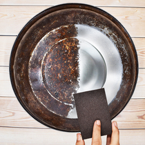 Washing pot artifact cleaning decontamination Emery magic wipe Strong brush pot bottom in addition to black scale oil stains brush sponge wipe