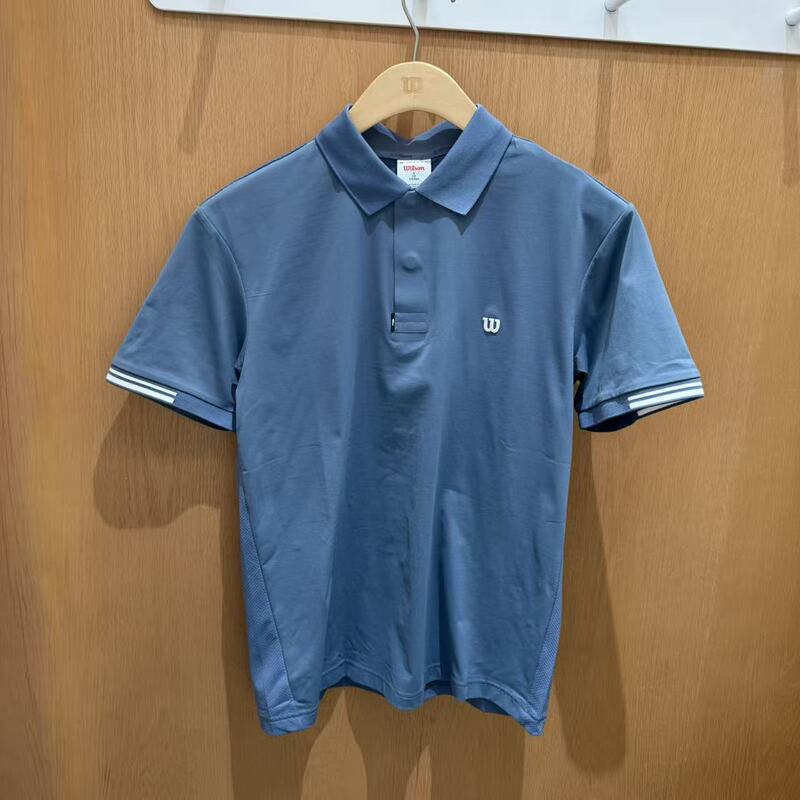 Wilson Men's New Sun Protection Quick-Drying Polo Shirt Tennis Sports Short-Sleeved T-Shirt Wm20007512