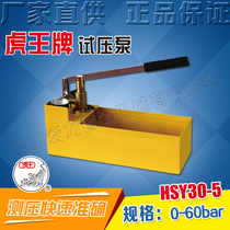 Tiger king manual electric test pump tap water pipe valve to suppress machine line leakage detector pressure pump