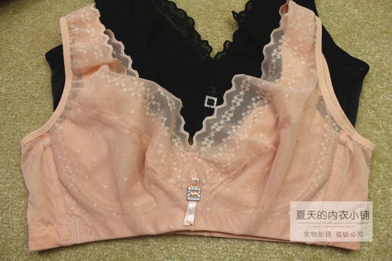 Siêu mỏng đỉnh vẫn mềm mại vòng lớn kích thước đầy đủ ngực lớn khoe ngực nhỏ thẩm mỹ viện thẩm mỹ áo ngực tập hợp bên bộ sưu tập 95E set áo ngực