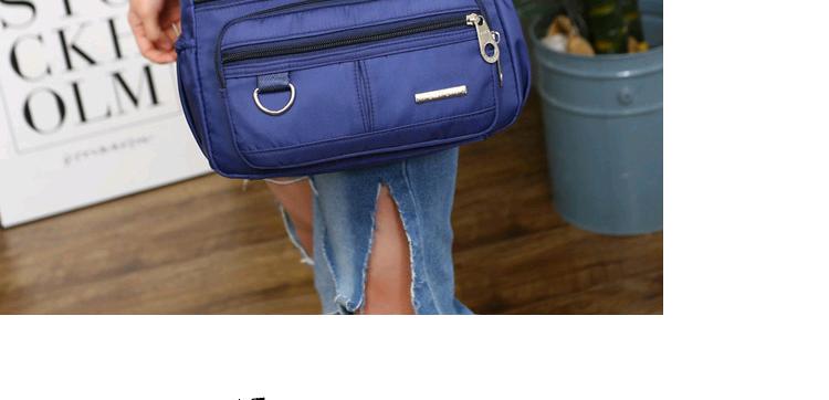 2018 phụ nữ trung niên mới túi xách nữ túi nylon oxford túi đeo vai Messenger túi chống nước nhẹ nữ balo da nữ