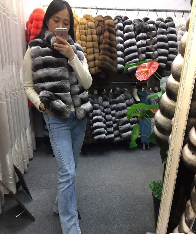 Blue-Purple Small Stand-Up Collar Chinchilla Crown 3Xd Mink Fur Coat, New Chinchilla Coat, Velvet Whole Mink Women's Fur Coat Blue-Purple Small Stand-Up Collar Chinchilla Crown 3Xd Mink Fur Coat, New Chinchilla Coat, Velvet Whole Mink Women's Fur Coat