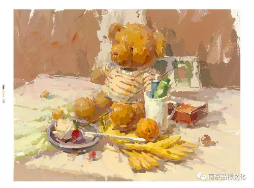 Liu Gang Color Static Object 2020 Meishu Culture Wang Le Shui Powder Основная цветная комбинация комбинированная комбинация по рисованию фрукты, овощи, цветы и меридские шаги сравнение