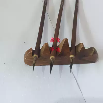 Mouse beard medium-sized hook line brush hand-painted comics Chinese painting face point eyebrows small Kai pen leaf tendon clothing pattern thin gold body