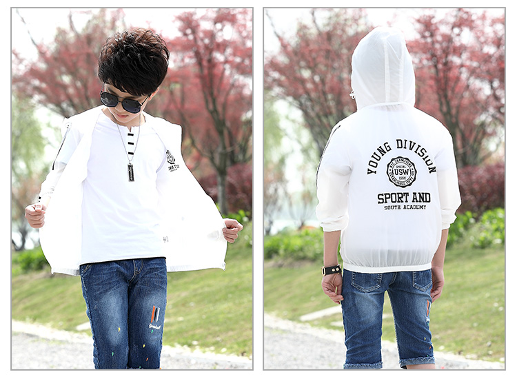 Trẻ em của quần áo chống nắng bảo vệ UV boy mới của Hàn Quốc phiên bản của các gas nước ngoài bé ra khỏi mùa hè quần áo ngoài trời quần áo chống nắng triều áo chống nắng cho bé gái