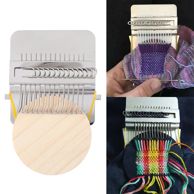 New Small Weaving Machine Tool Darning Handmade Personalized Weaving Machine Mini Version Loom Spinning