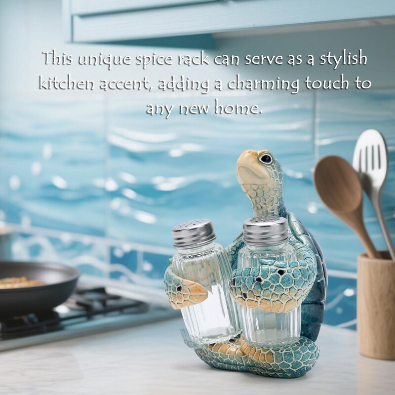 Cross-Border Creative Home Kitchen Turtle Simulation Animal Turtle Salt Shaker Creative Decoration Resin Crafts Ornaments