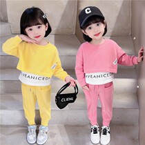 Girls 2022 New Korean Edition Kit Baby Girls Spring Wear Net Red Two-Piece Set Of Foreign Air 1-3 Years Old Casual Kids Fashion Tide 5
