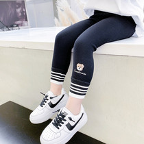 Baby girl leggings spring and autumn thin style outside wear 1-6 years old girls spring dress new leggings versatile childrens pants 2