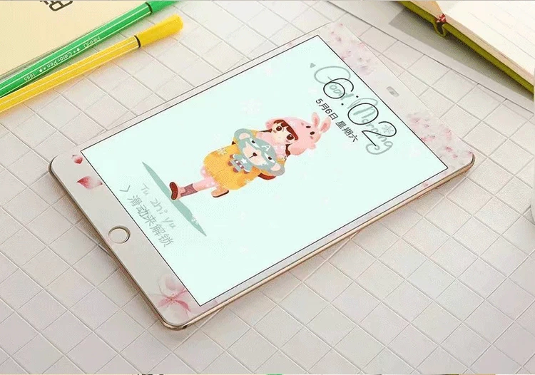 mô hình mới của Apple ipada1822 2017 thép toàn màn hình phim phim ipa ipad tablet chỉ màu 9,7 inch - Phụ kiện máy tính bảng bao da ipad air