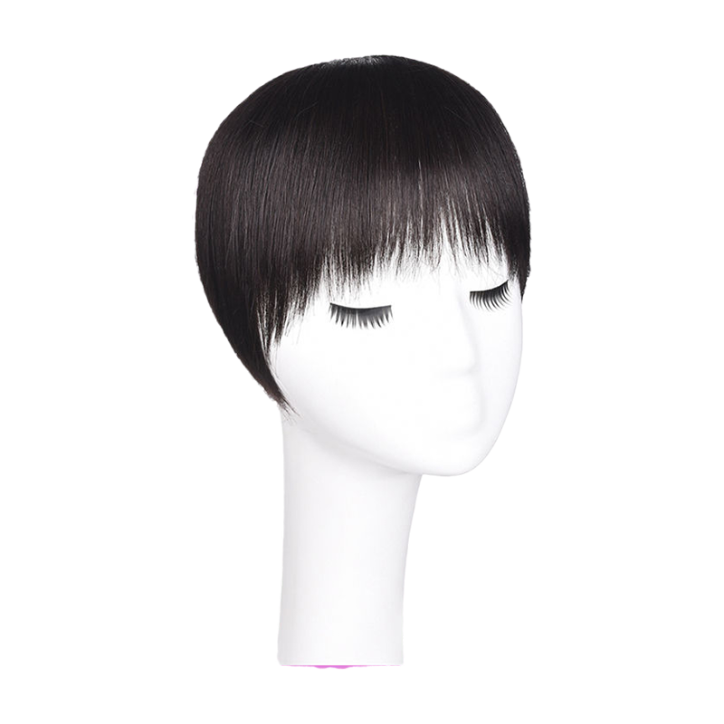 Genuine hair wig hai hai wig one piece of indelible female head replenishment of real human hair filament covering the natural invisibility of the hair