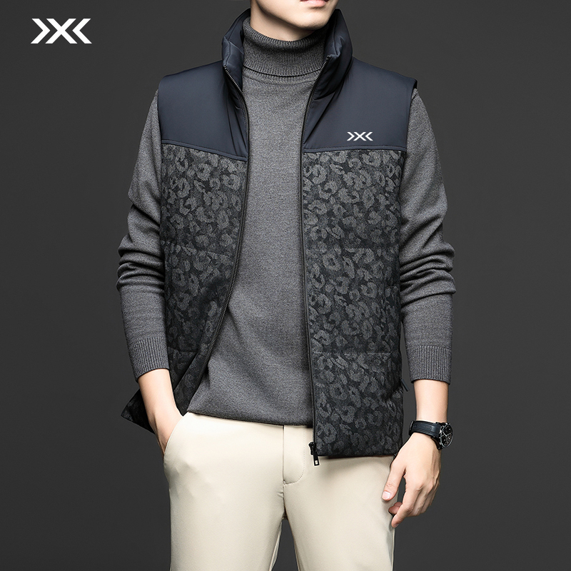 X-Bionic Beaver 78g Stand-Up Collar down Vest for Men, Color-Blocked Sleeveless Warm Vest Jacket X-Bionic Beaver 78g Stand-Up Collar down Vest for Men, Color-Blocked Sleeveless Warm Vest Jacket