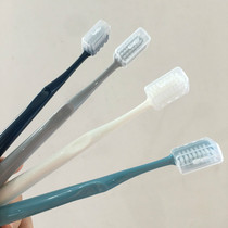 Three groups of pricing are a set of 4 price toothbrushes head independent packaging Morandi color porcelain felt toothbrush