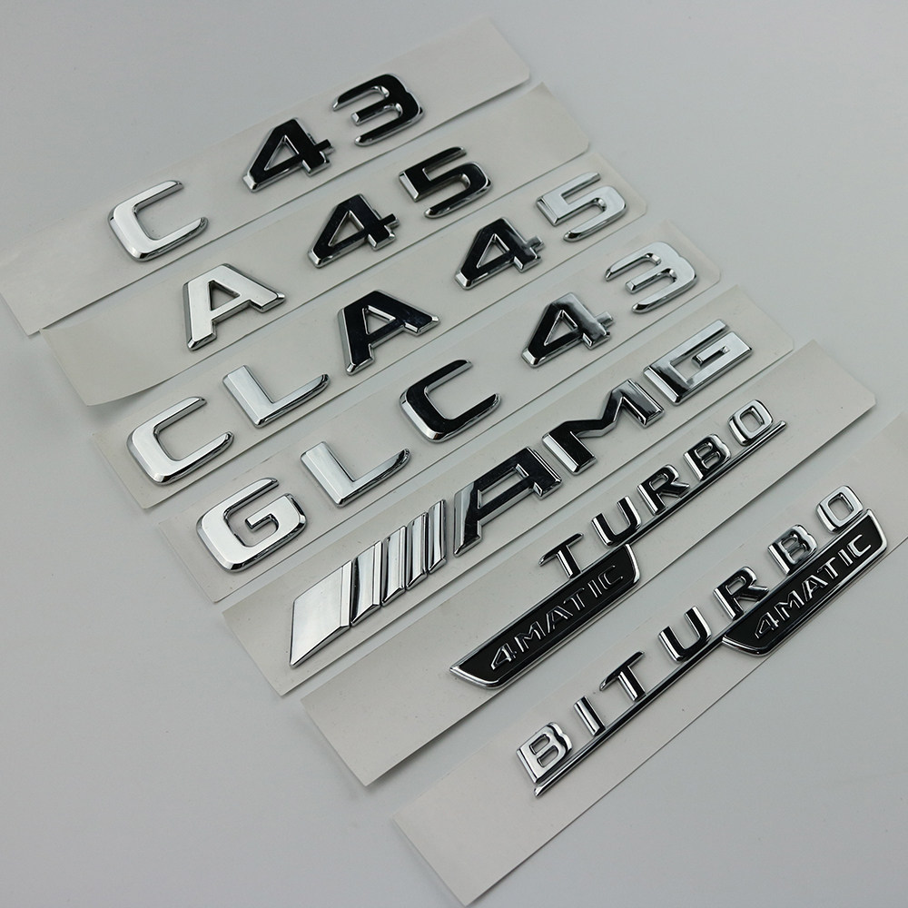 Benz A45 CLA45 CLA45 GLE43 GLE43 E43 C43 C43 AMG modified loading rear tail sign