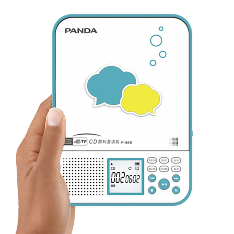 PANDA PANDA F-386 CD Player Walkman English CD CD Player Charging Repeater Recorder