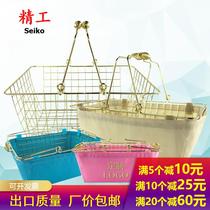 Poke Me shopping basket wrought iron metal supermarket makeup accessories convenience store bar boutique snacks pharmacy handbag basket