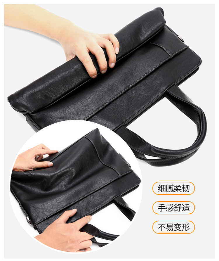 Tianhong Kangaroo túi xách da bò lớp đầu tiên nam kinh doanh da mềm dung lượng lớn vali da nam túi đeo vai thủy triều - Túi của con người túi đẹp