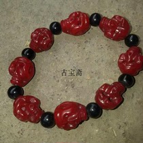 Prehistoric Hongshan Liangzhu Culture Ancient Jade Old Jade Old Jade Old Red Jade Bracelet Liangzhu Yule Handstring