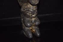 Hongshan cultural antiques ancient jade old Jade meteorite Sun God wine black leather Jade antique