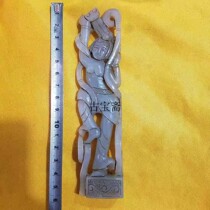 Gaogu Laoyu Hongshan Culture Xia Dynasty Inscriptions Jade Jade Extra Heavy Qinghai Jade Beauty Pipa Carved