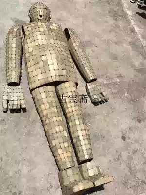 Hongshan Culture Jade Hetian jade Jade clothing Face grimace Liangzhu Culture Gaoxin jade mask Men and women jade clothing