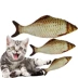 Đồ chơi mô phỏng cá catnip sang trọng, gối cá mô phỏng tương tác mèo ngộ nghĩnh, đồ dùng cho thú cưng, búp bê đồng hành - Mèo / Chó Đồ chơi