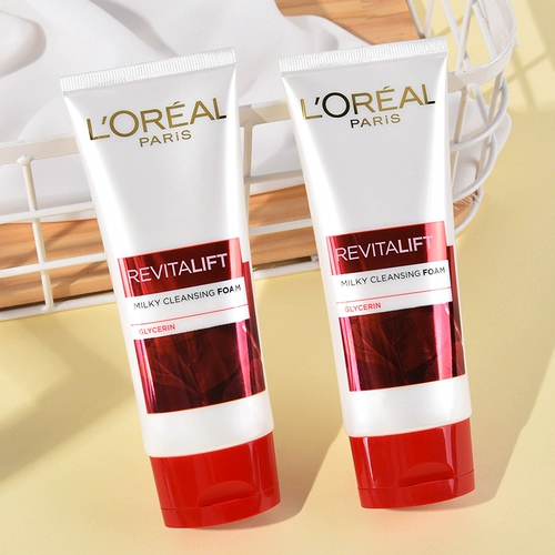 巴黎莱雅洗面奶男女士专用 深层清洁毛孔覆颜抗皱氨基酸洗面乳100ml