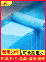 Exterior Wall waterproof coating fish pond toilet roof js flexible acrylic polyurethane soaking water leakage material