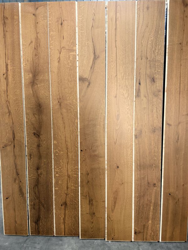 Oak Pure Three-Layer Lock Flooring Solid Wood Flooring Underfloor Heating Flooring Surface European White Oak Four Millimeters Enf Environmentally Friendly
