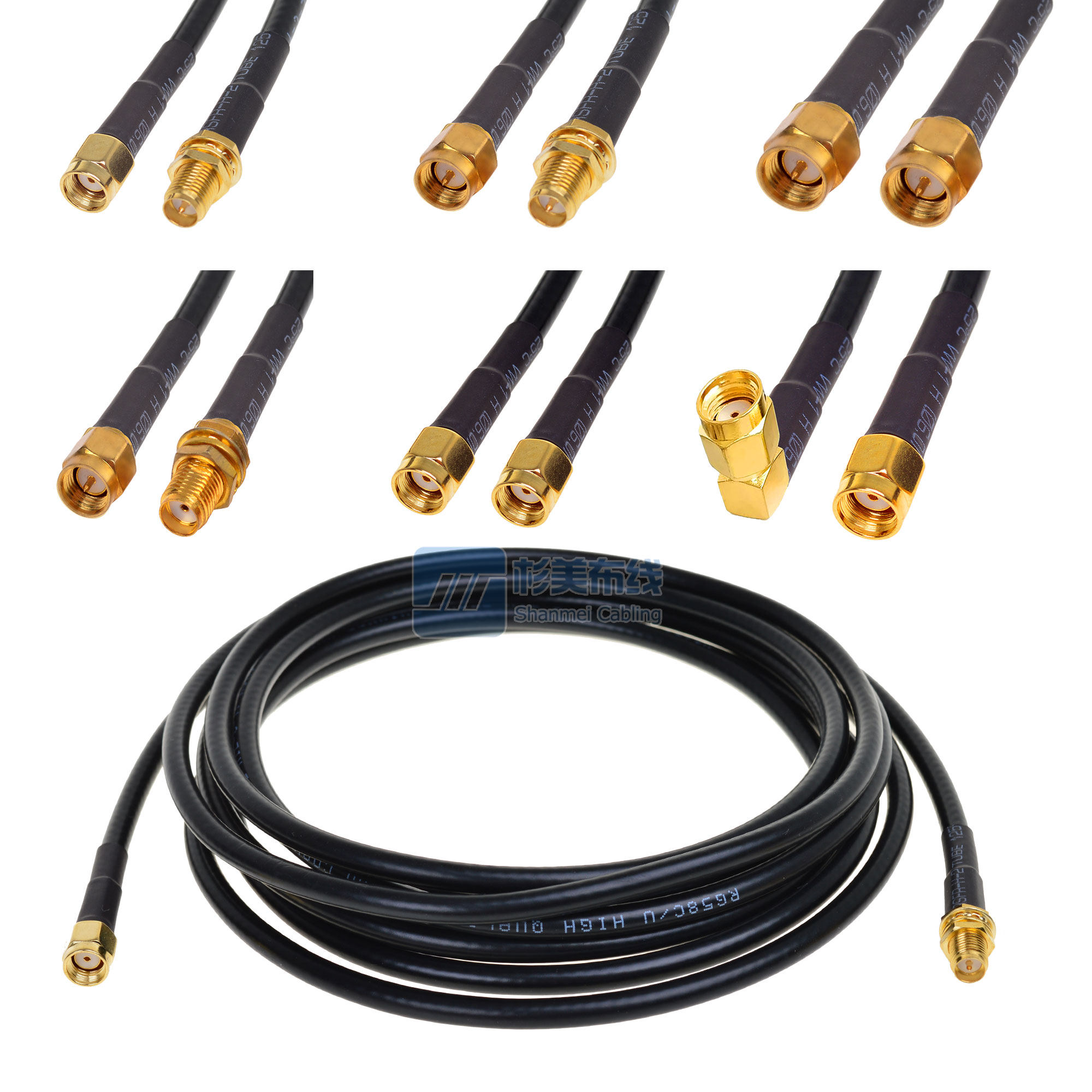 Summe Antenna Extended Line Converter Radio Frequency Line 0 1 2 3 5 8 m 10 m RP-SMA Conventional Anti-Polarity SMA Pure Copper
