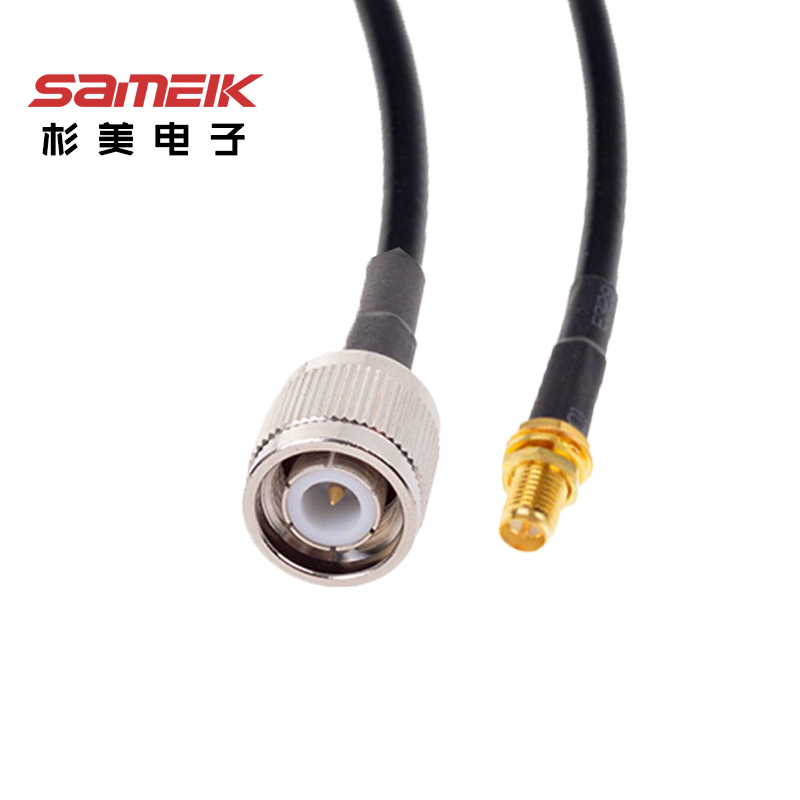 Shanmei antenna extension cable transfer wire RF line TNC-SMA AP router transfer wire pure copper RG58