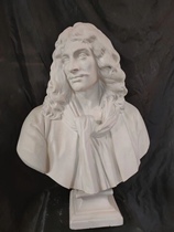 Bust of Molière bust 80 cm high art teaching aids