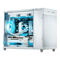 ASUS AP201 Ice Cube Chassis Desktop DIY Mid-Tower Side Transparent Small Chassis Adapted to RTX30 Series Graphics Card 360 Water Cooling