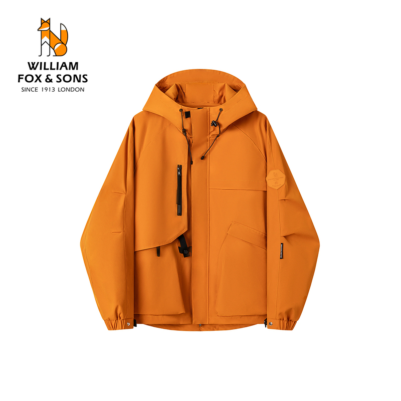 British Little Fox 26 Autumn Amber Flow Light Outdoor Three-Proof Faux Softshell Jacket for Men and Women [11 Colors]